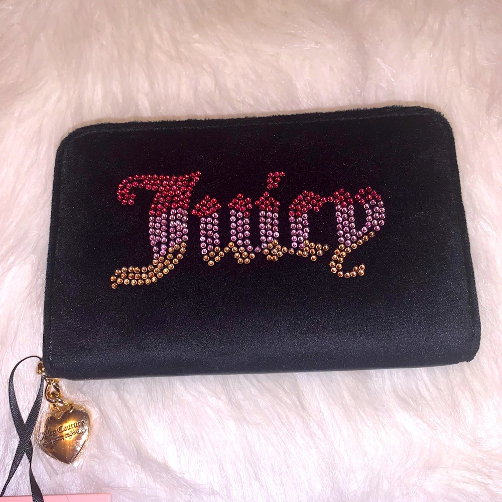 NEW !!! JUICY COUTURE Be Classic WALLET IN LICORICE